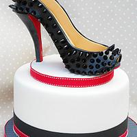 Spiked Shoe Cake