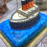 titanic cake