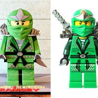 3D Standing LEGO NINJAGO Green Ninja for Ramsey