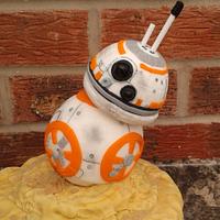BB-8 Star Wars The Force Awakens cake