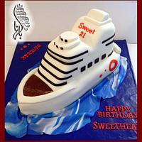 Boat  cake