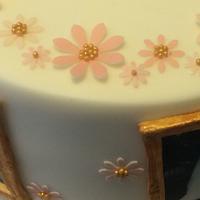 35th (coral) anniversary cake