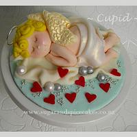 Cupid Cake Topper - Fondant, Handcrafted