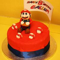 Mario 8th Birthday Cake