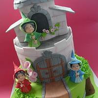 Princess Aurora cakes