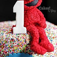Here's Elmo cake!