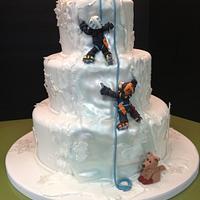 Ice Climber Wedding Cake