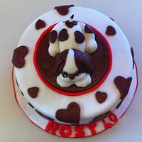 Cake for dog lovers