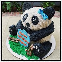 3D Panda bear cake 