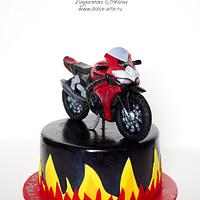 Cake for biker
