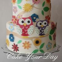 Sweet Owl Cake.
