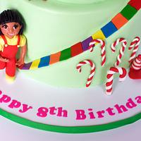 Candy Land Birthday Cake