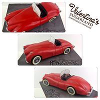 3D Car Cake Jaguar XK 120