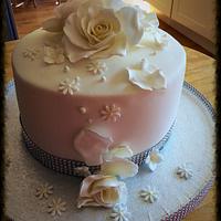 Diamond wedding anniversary classic cake 