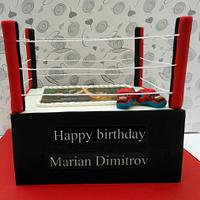 Boxing cake