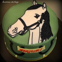 Head horse cake