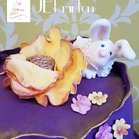 Happy easter cake