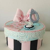 Hat Box Cake