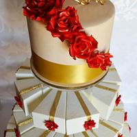 Wedding Favour Box Cake Tower
