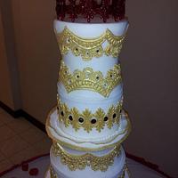 2014 Valentines Day Wedding Cake