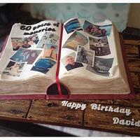 Photo album/ scrap book for 60th birthday