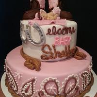 Pink Cowgirl Baby Shower