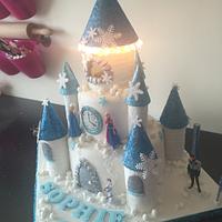 Frozen castle cake 