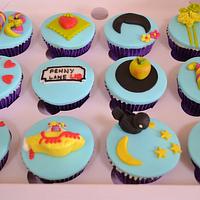 Beatles cupcakes