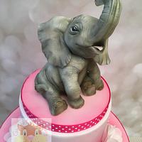 Elephant model cake