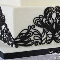 Black and White Cake - Avant Garde Collaboration