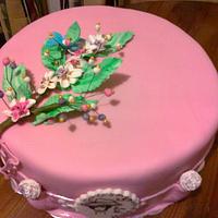 pink cake