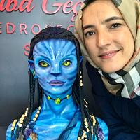 Avatar Bust Cake by Tuba Geçkil