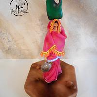 Wonderful dressed color woman pakistani