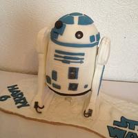 Star Wars R2D2 Cake for Harry