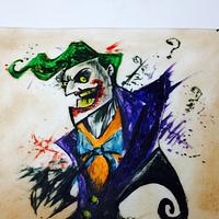 Batman and joker painting