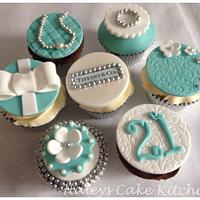 Tiffany and Co style cupcakes 