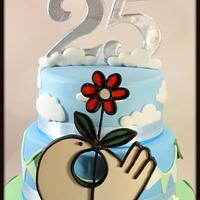 Emmaus 25th Anniversary cake
