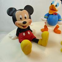 Minnie, Mickey  and Donald 