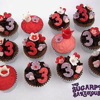 Big & Smalls - Girly Princess Cake and Cupcakes