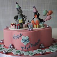 'Pingu' 3rd birthday cake - June 2011
