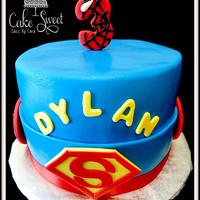 Super heros cake
