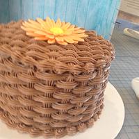 BasketWeave Cake
