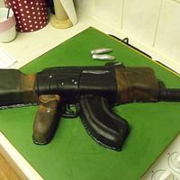 gun cake