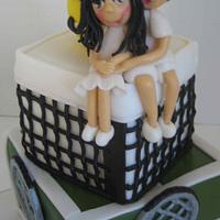 wimbledon anniversary cake