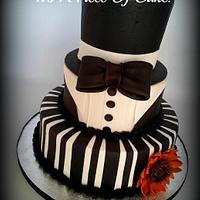 Black and White Buttercream/Fondant