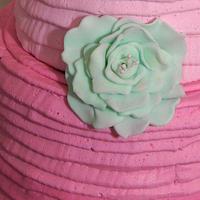Ombre rose cake