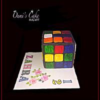 Rubik’s cube Cake