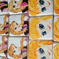 Elsa and Anna cookies