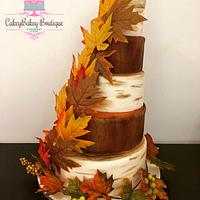 Autumn leaves Cake - cake by CakeyBakey Boutique - CakesDecor