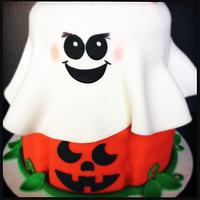 Bootiful Halloween cake